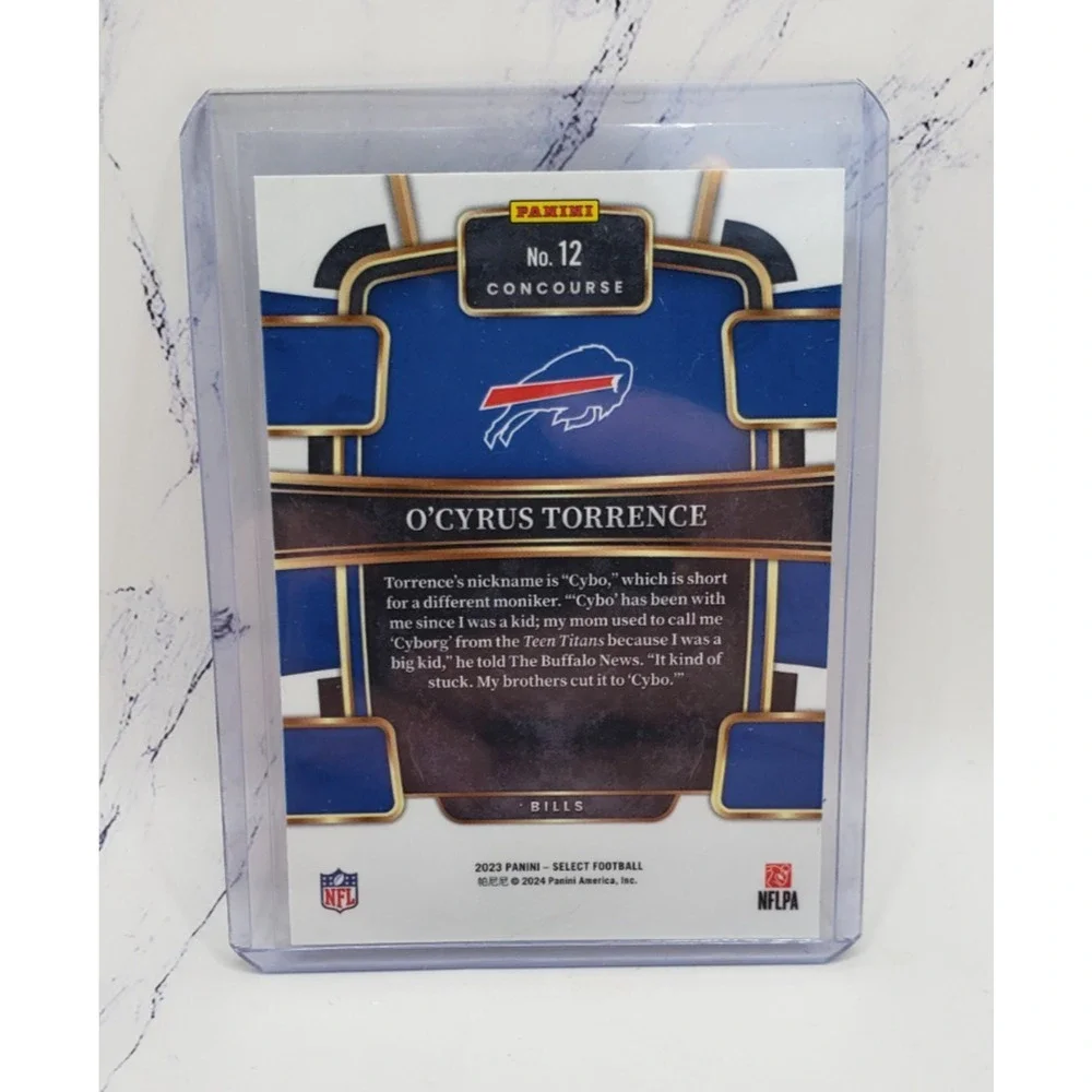 2023 Panini Select Concourse O'Cyrus Torrence #12 (RC) - Picture 2 of 4